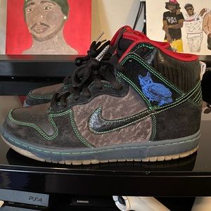 nike sb dunk high pro, twin peaks